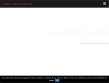Tablet Screenshot of excalibur-jeux.com
